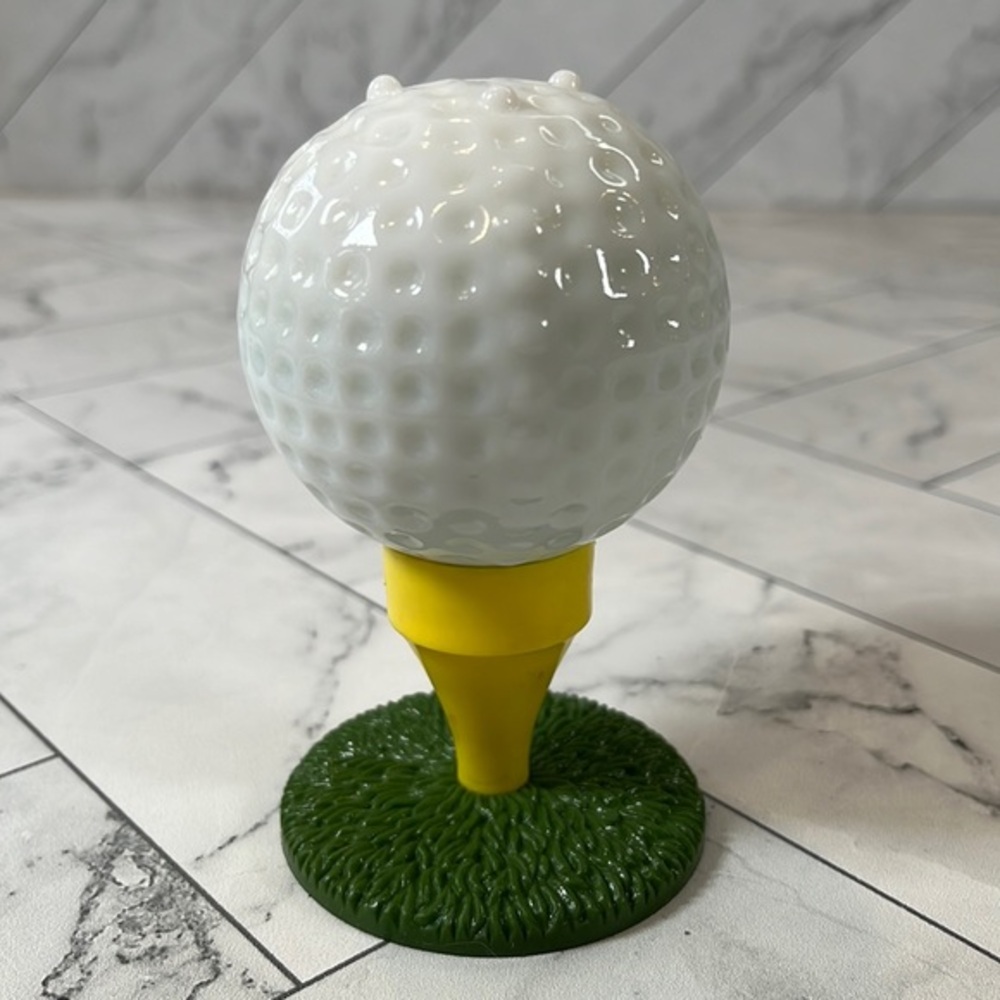 Vintage Retro Avon Decanter Golf Ball Decanter on Tee Electric Preshave